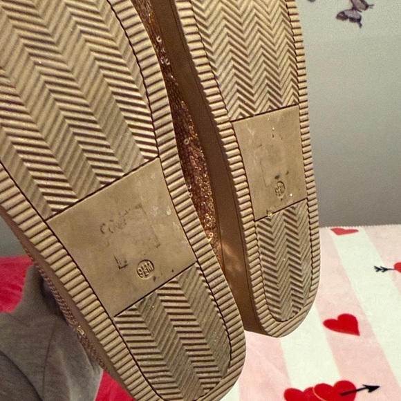 Guess Sequin Ankle Boots snow boots- golden/ rose gold - Picture 8 of 8